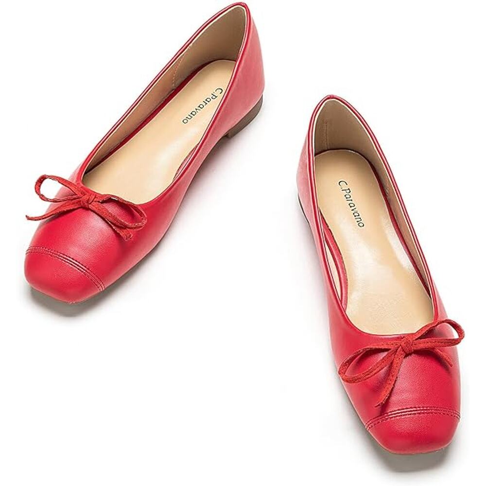 Caparros Women's Red Flats